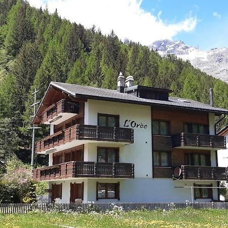 Free Cable Car & Bus In The Summer Haus L'Oree Saas-Grund Bagian luar foto