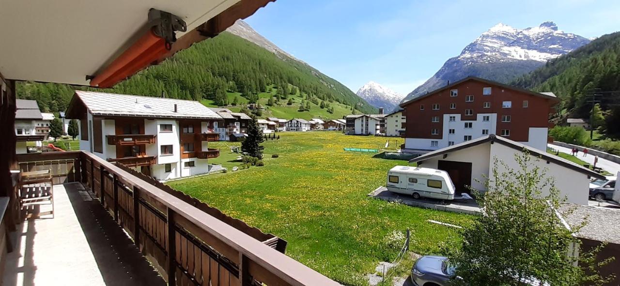 Free Cable Car & Bus In The Summer Haus L'Oree Saas-Grund Bagian luar foto